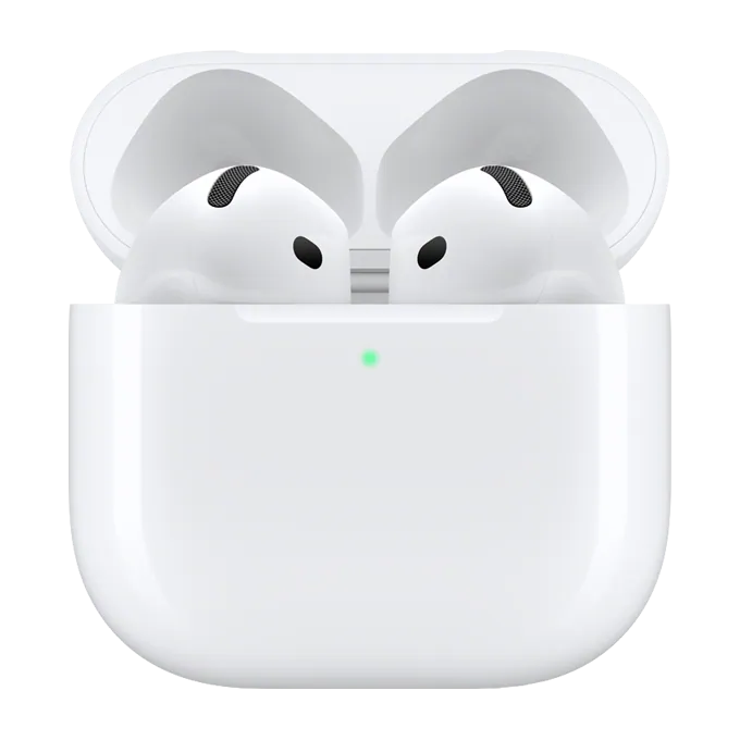 AirPods 4 estuche USB-C · sin ANC — Titanio Tech