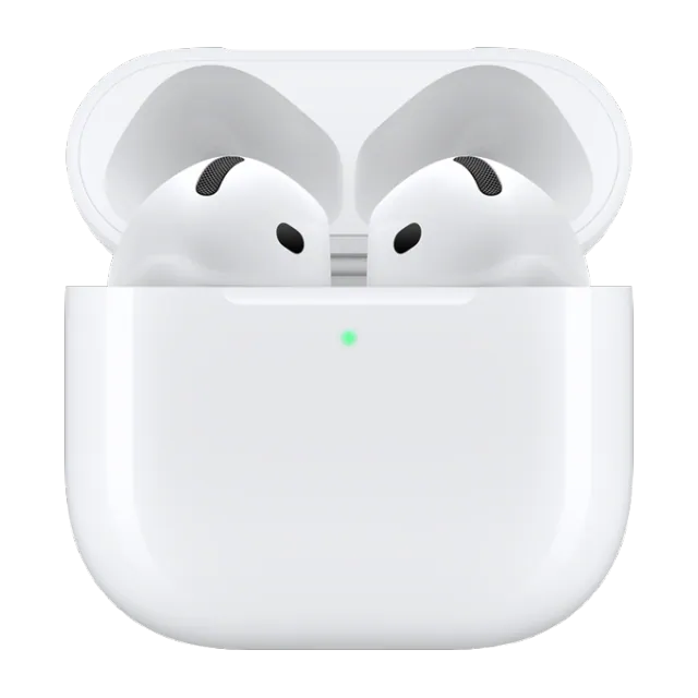 AirPods 4 estuche USB-C · sin ANC — Titanio Tech