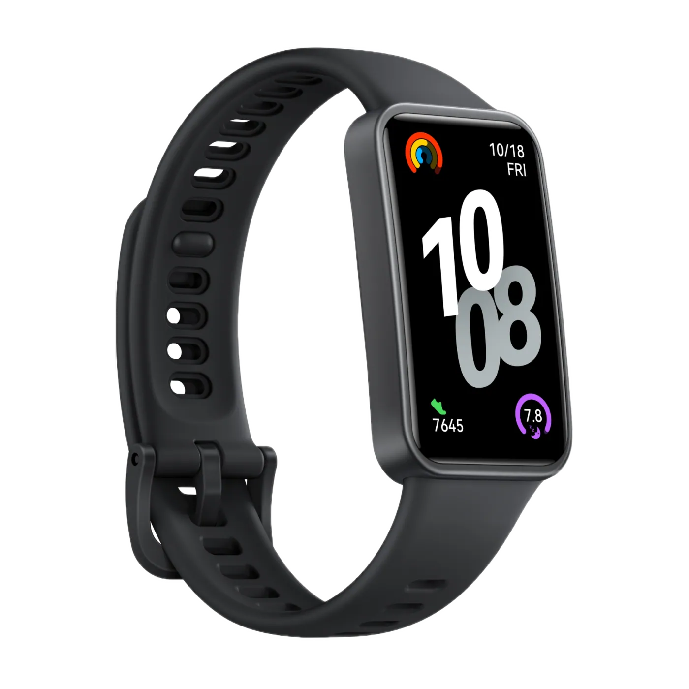 Huawei Band 10 smartband · AMOLED 1,47" · até 14 dias · 5 ATM — Titanio Tech