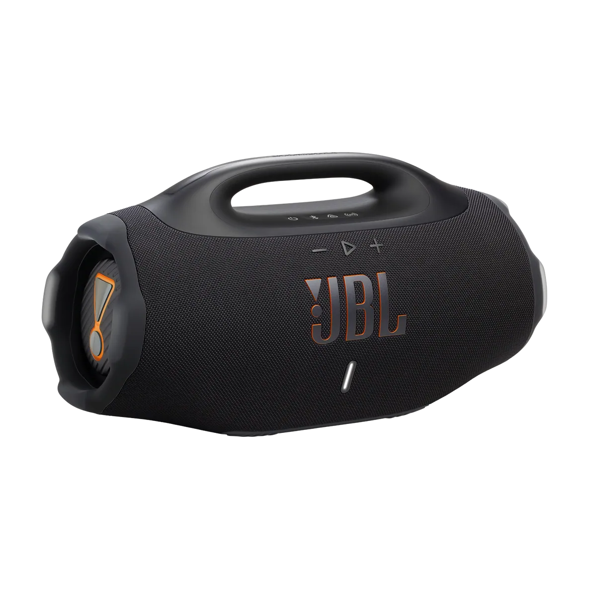 JBL Boombox 4 parlante portátil grande · IP68 · hasta 34 h — Titanio Tech