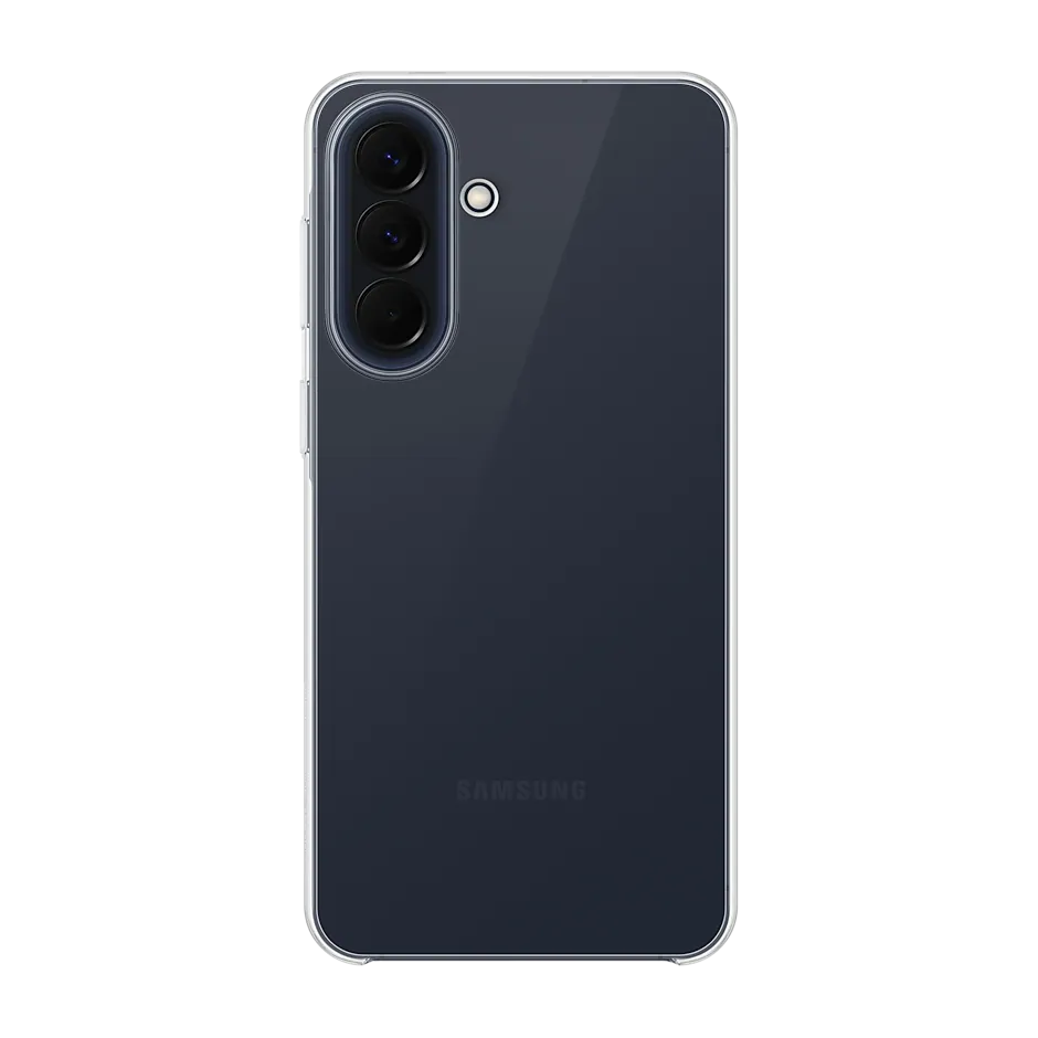 Samsung Clear Case para Galaxy A57 (EF-QA576) capa transparente oficial · Galaxy A57 5G — Titanio Tech