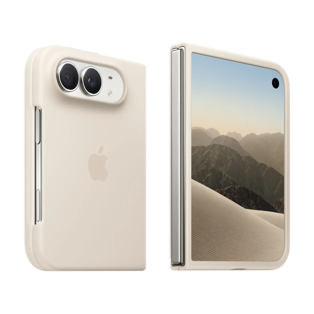 iPhone Duo Case sand, navy blue — Titanio Tech
