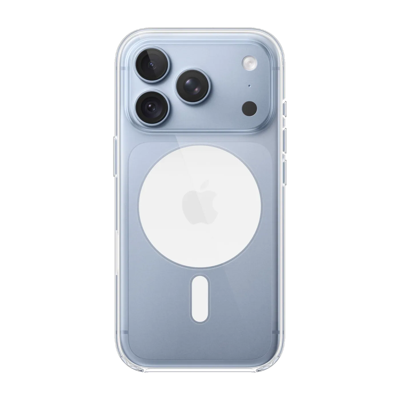 iPhone 18 Pro / Pro Max Clear Case com MagSafe transparente — Titanio Tech