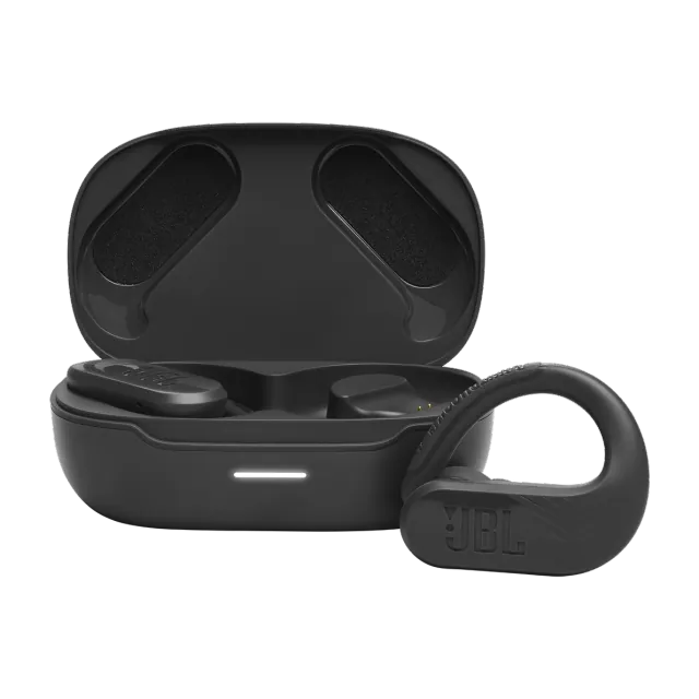 JBL Endurance Peak 3 auricular true wireless deportivo · gancho · IP68 · hasta 50 h — Titanio Tech
