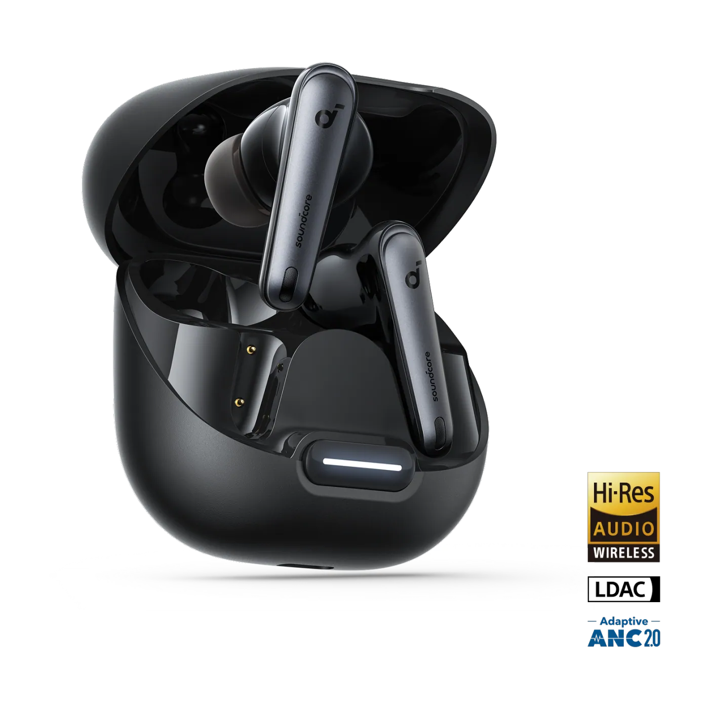 Soundcore Liberty 4 NC fone TWS · ANC adaptativo · LDAC · até 50 h — Titanio Tech