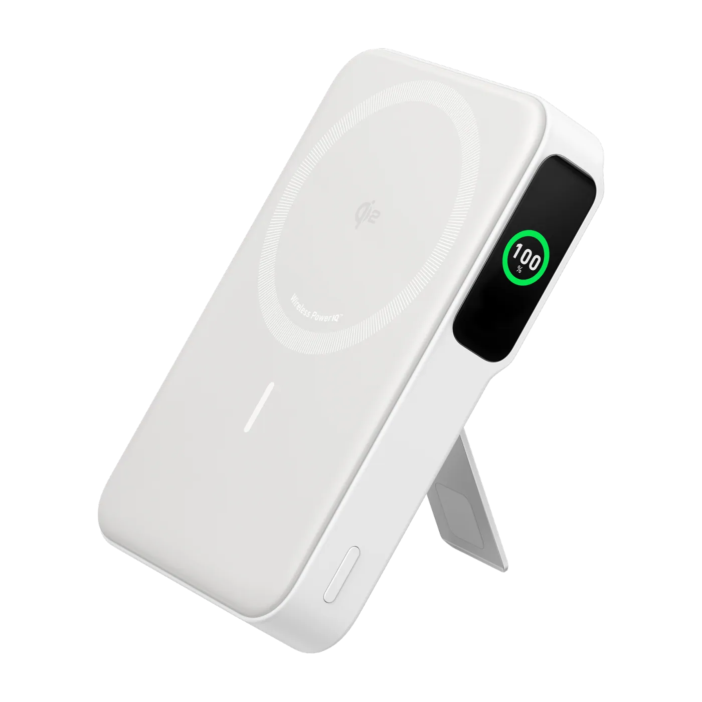 Anker MagGo Power Bank (10K) power bank magnético 10.000 mAh · Qi2 15 W · suporte dobrável — Titanio Tech