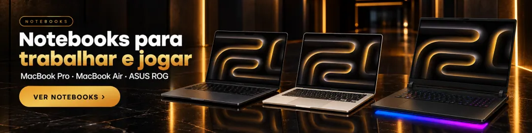 Notebooks para trabalhar e jogar: MacBook Pro, MacBook Air e ASUS ROG