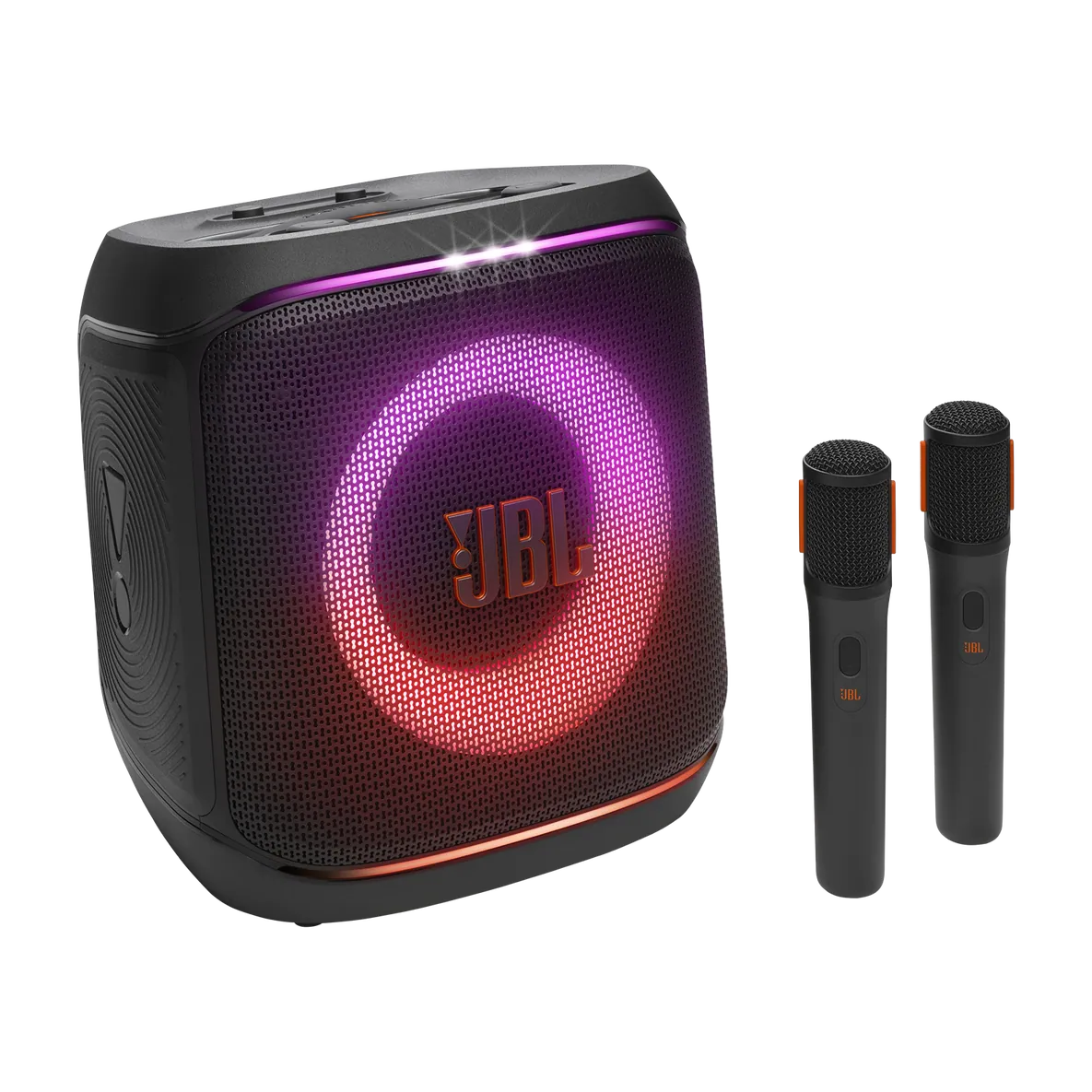 JBL PartyBox Encore 2 (2 microfones) caixa de som para festa · 100 W · 2 microfones sem fio — Titanio Tech