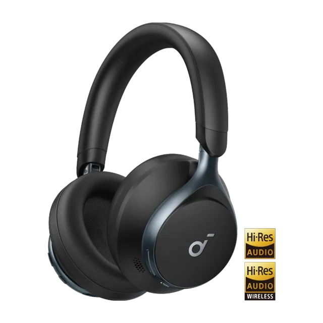 Soundcore Space One auricular over-ear · ANC adaptativa · LDAC · hasta 55 h — Titanio Tech