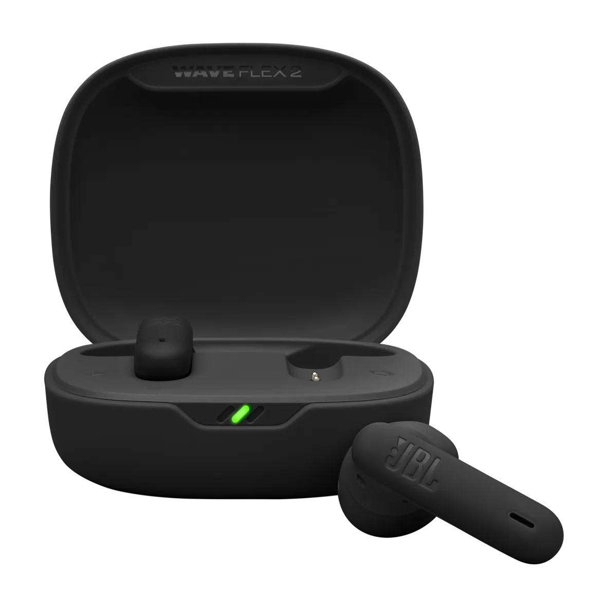 JBL Wave Flex 2 auricular true wireless semiabierto · hasta 40 h — Titanio Tech