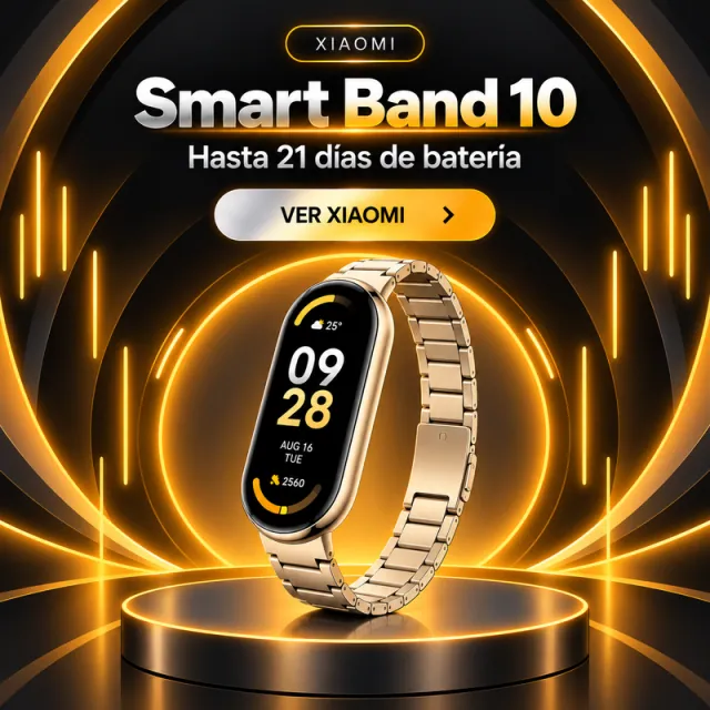 Xiaomi Smart Band 10: hasta 21 días de batería