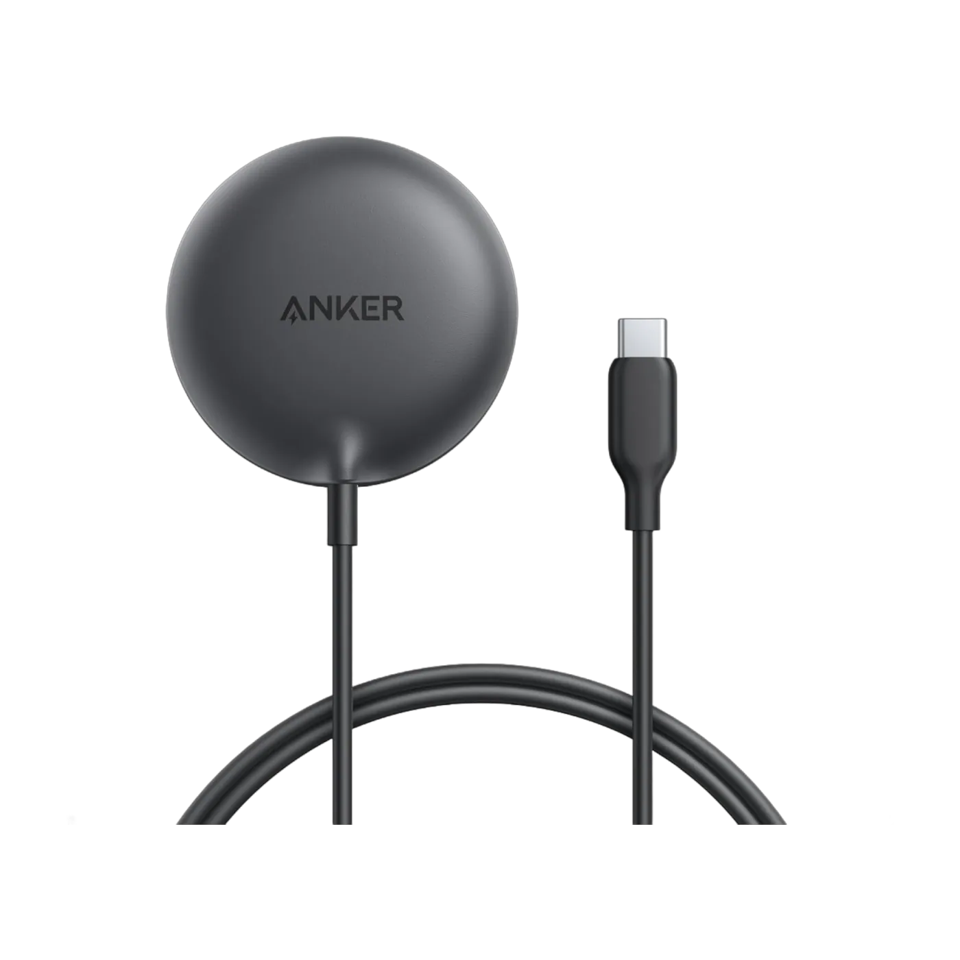 Anker Zolo Magnetic Wireless Charger (1 unidade) carregador sem fio magnético · Qi2 15 W · cabo 1,5 m — Titanio Tech